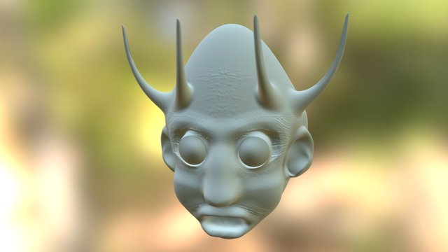 Scared 3D Model
