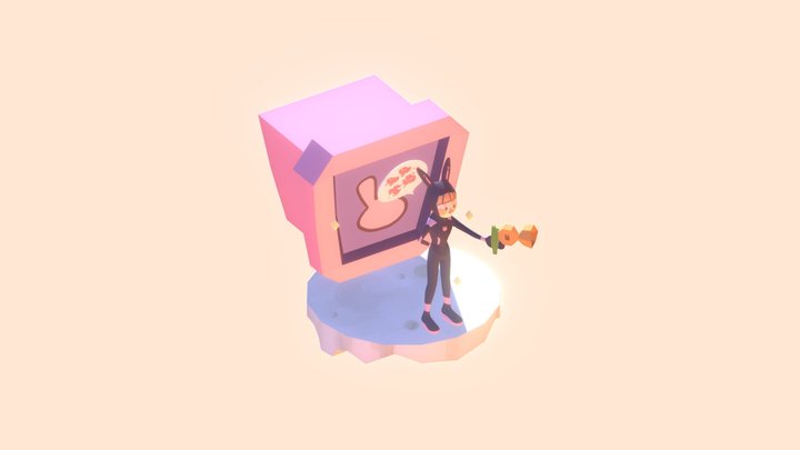 1071448110_吳郁晴_兔兔登場 3D Model