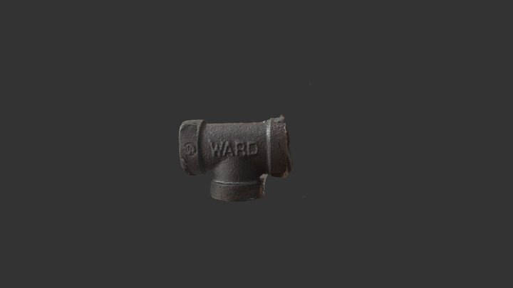 T Fitting 3D Model