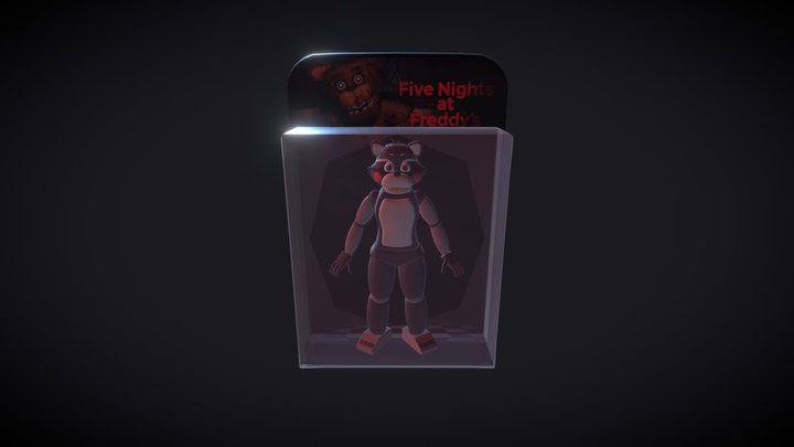 FNaF Original Character Rascal Racoon 3D Model