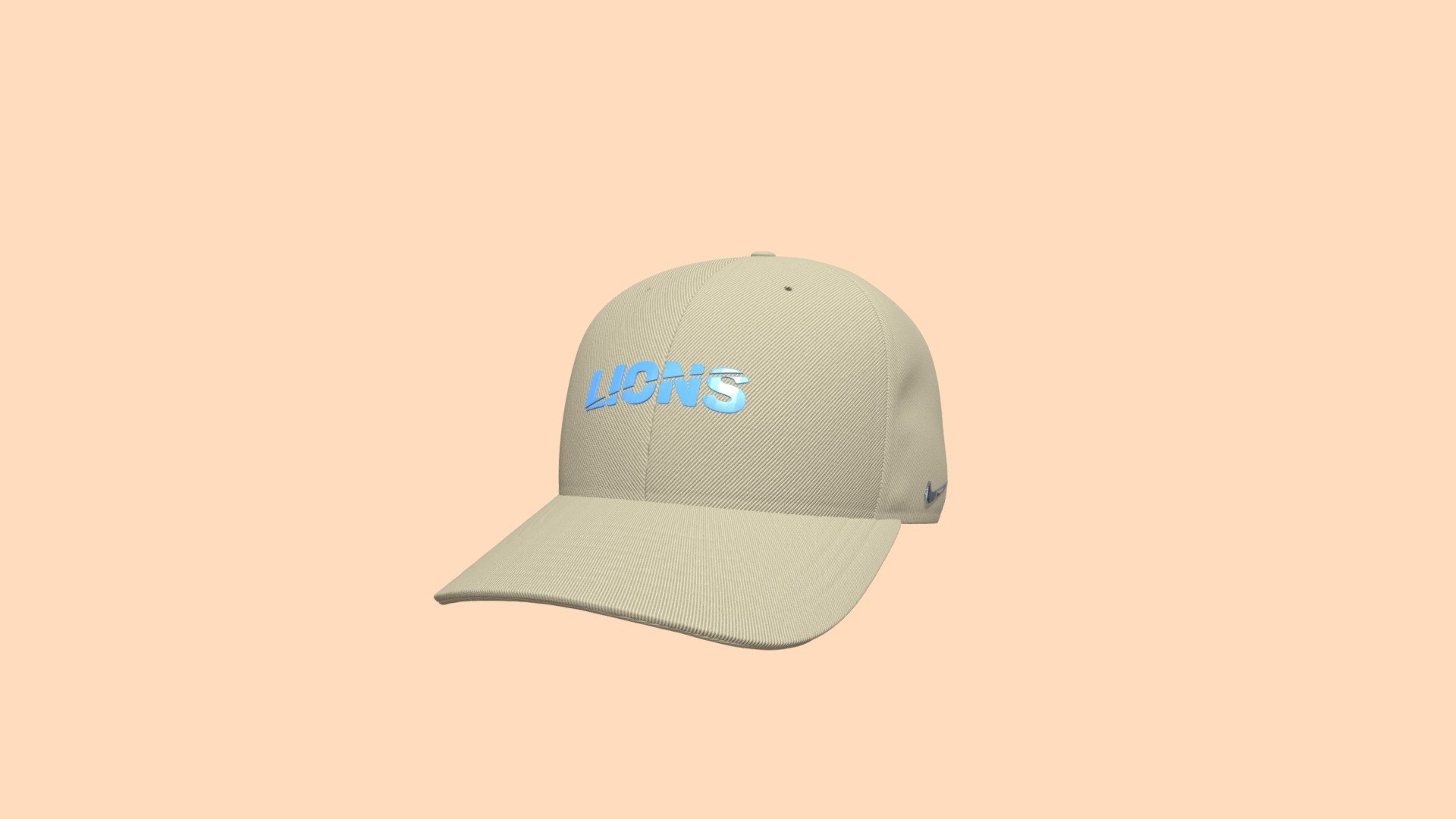 LIONS NFC HATS 3D model