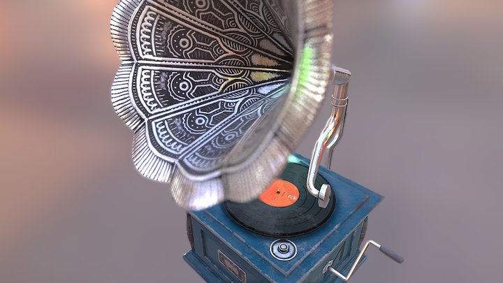 Gramophone ver. 2.0 (Kolmogorian version) 3D Model