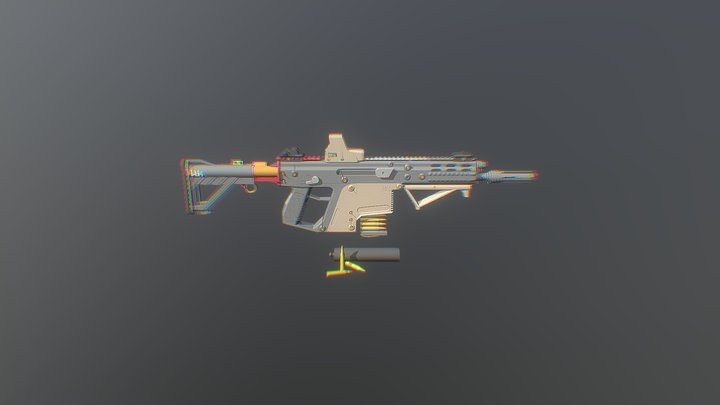 GUN of cool 3D Model