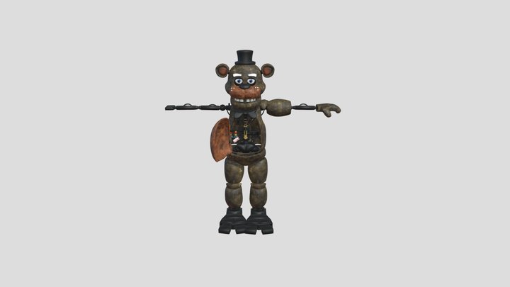 Withered classic Freddy 3D Model
