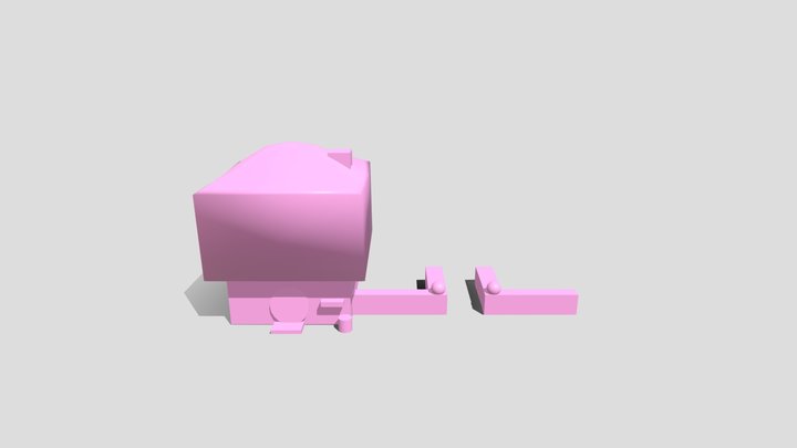 Blocking White Rabbit House 3D Model