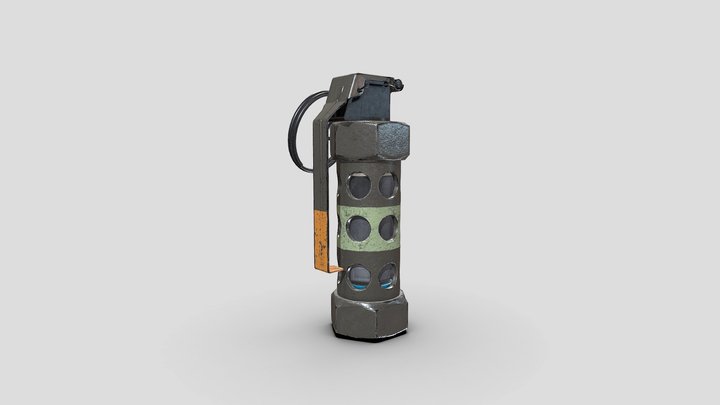 10014 - M84 Stun Grenade 3D Model
