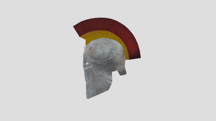 Spartan Helmet 3D Model