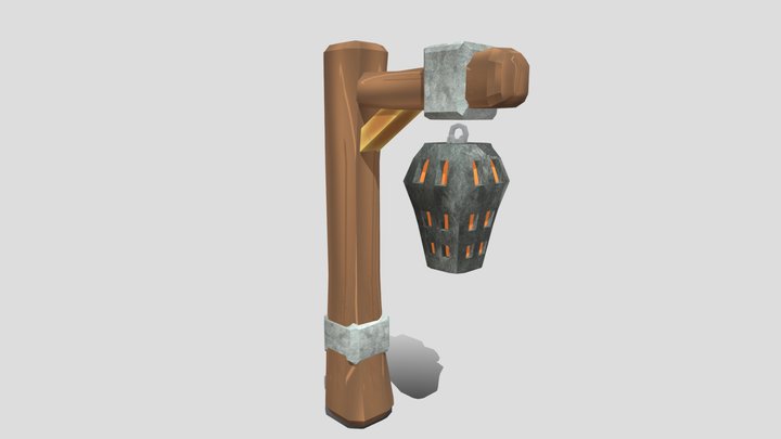 Stylized Lamp 3D Model