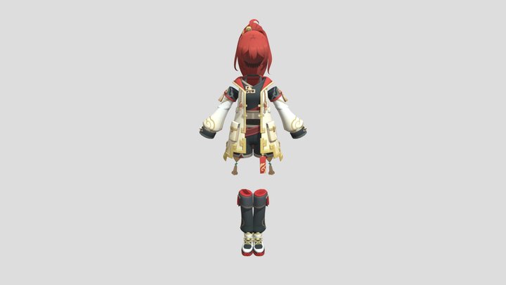 Scarlet Cloudfall - Manekina – Modelo 3D gratuito STL