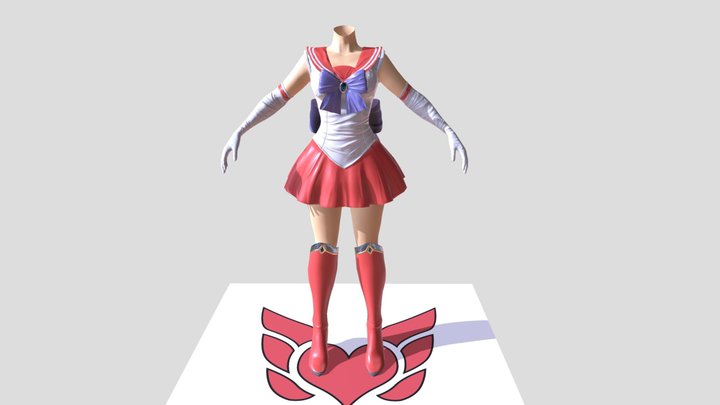 美少女戦士セーラームーン　海外限定品　3D立体画　絵画　タイプA 新品•未使用 美少女戦士セーラームーン - A 3D model collection by 吉木
