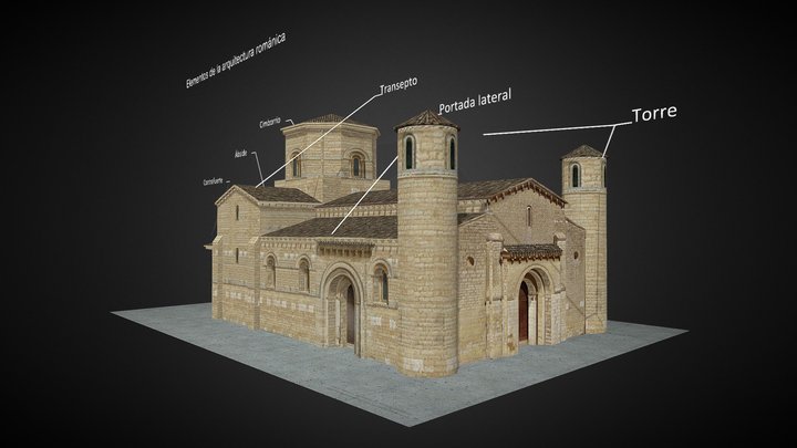 Iglesia San Martín Frómista 3D Model