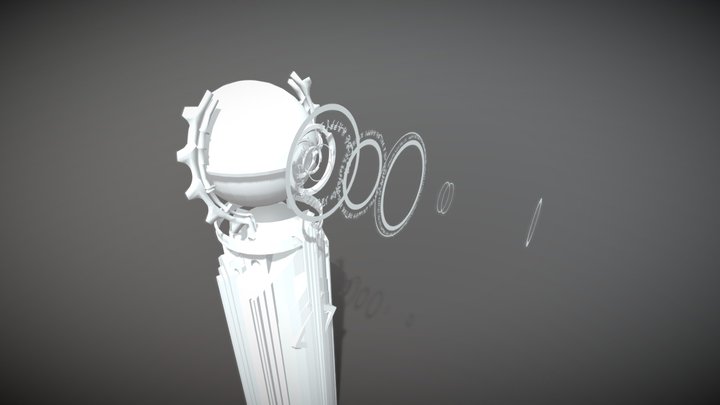 Hex Gate Prototype 3D Model