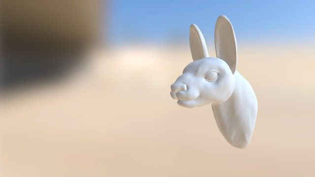 Rabbit head 3D Model