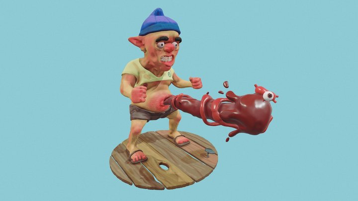 Belly Buster 3D Model