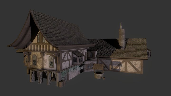 Medieval Tavern Study 3D Model