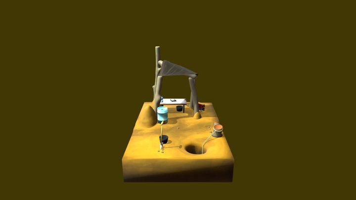 Garimpeiros-Mine 3D Model