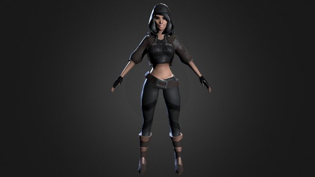 Girl 3D Model