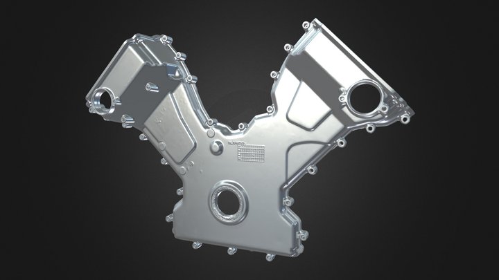 Jaguar XJ8 XK8 4.0L V8 Engine Cover 3D Scan 3D Model