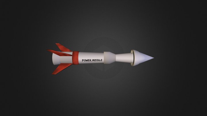 Power missile 3D Model