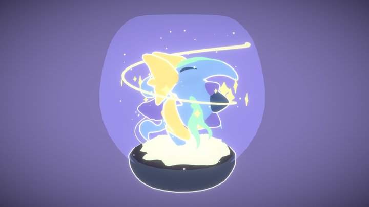 Cute alien 3D Model