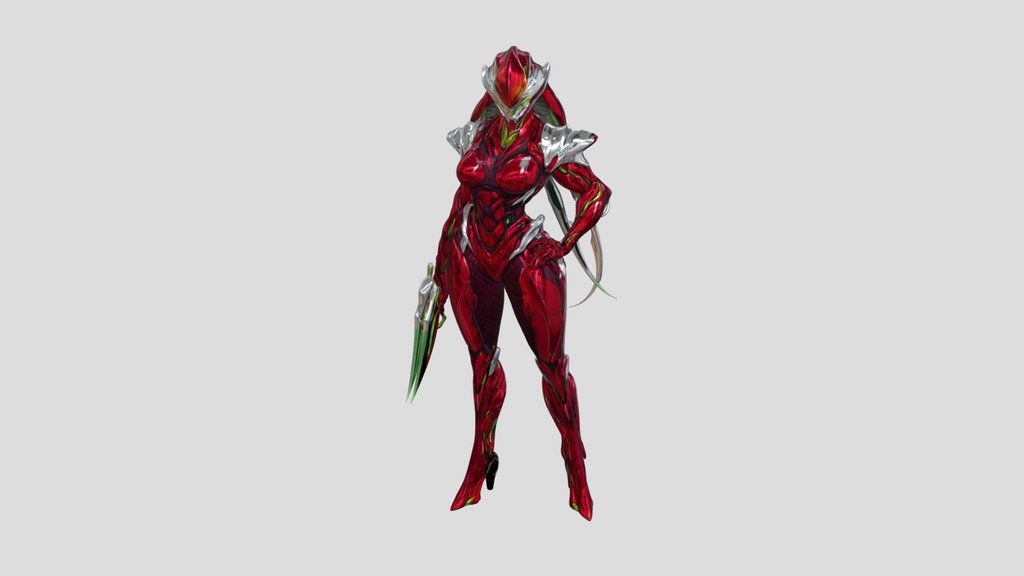 Crimson Armor Valkyrie