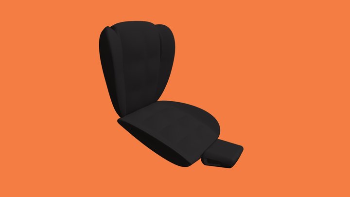 Racing Car Seat 3D Model