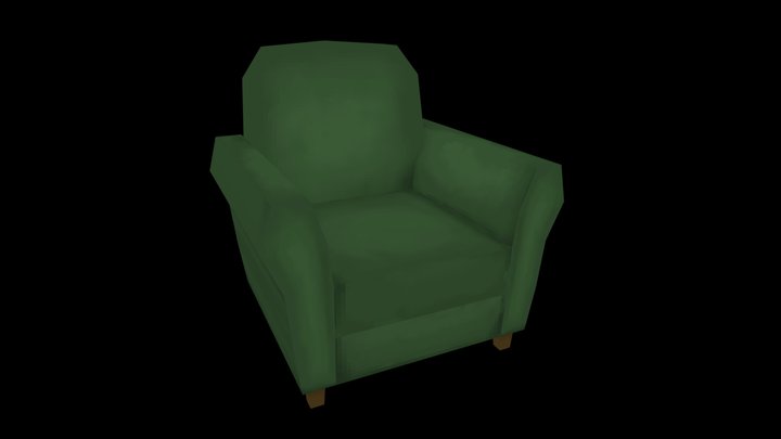 PSX Armchair 3D Model