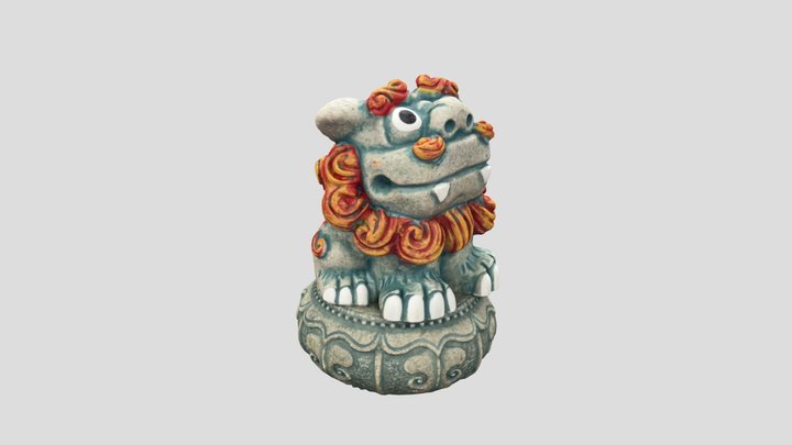3D Lion Statue – Modello 3D gratuito STL