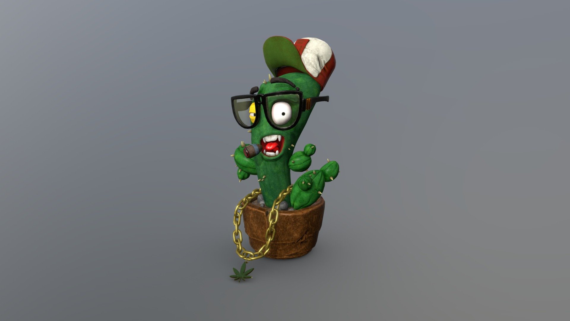 Cacto - 3D model by Aggie_619 [a32d570] - Sketchfab