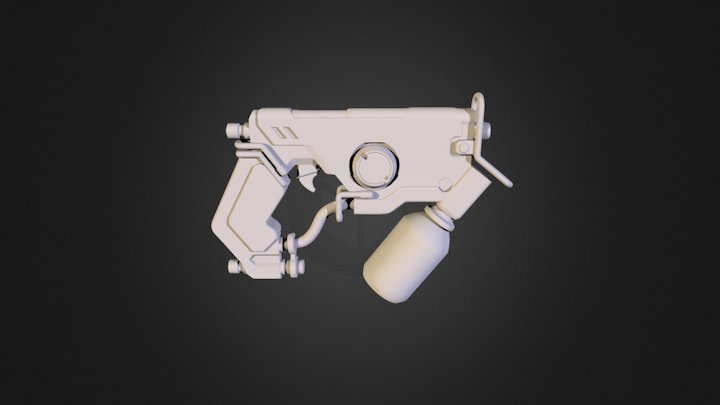Overwatch - Tracer's Graffiti Gun 3D Model