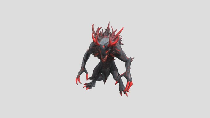Demonic Entity 3D Model