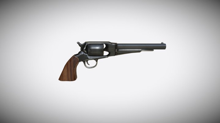 Remington revolver 3D Model