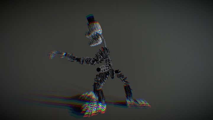 TJoC Ignited Freddy  New Walking Anim & Texture - 3D model by Glitch5970  (@Glitch5970) [4844743]