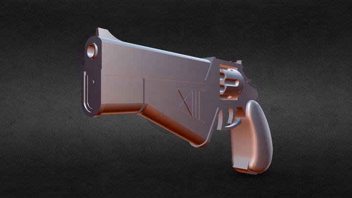 Hades gun (Black Cat) base 3D Model