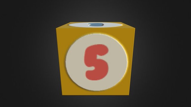 AnaNumberDice 3D Model