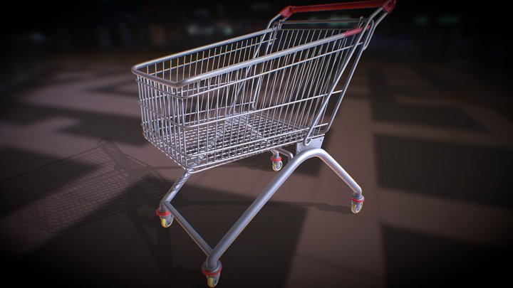 shopping cart 3D Model