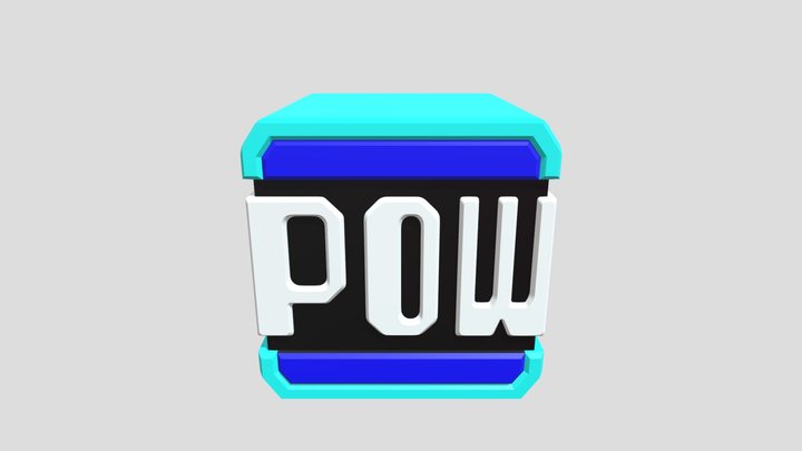 Pow Block 3D Model