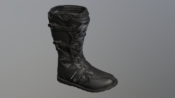 3D Scan of an MX Boot 3D Model