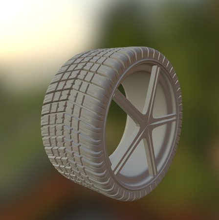 CG Cookie-wheel 3D Model