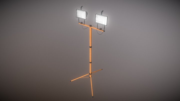 Construction Light 3D Model
