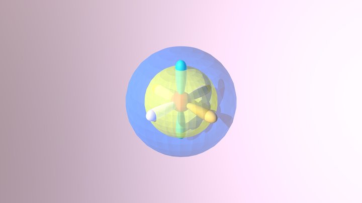 11-12 Electron Quantum Mechanical Model 3D Model