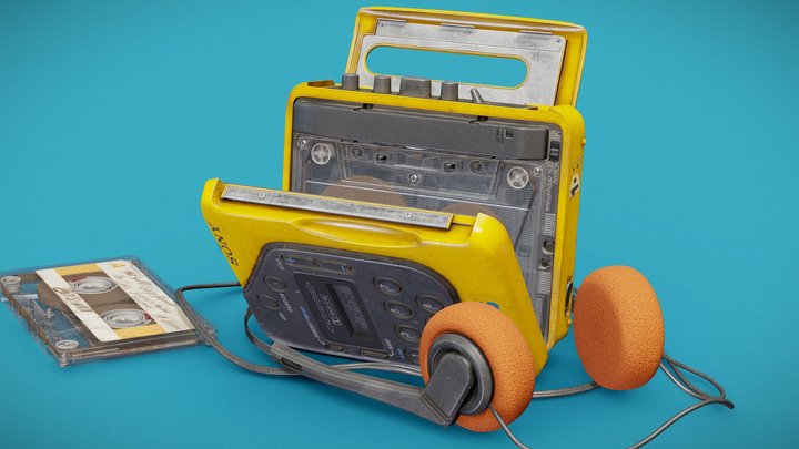 Sony Walkman WM-F2078 3D Model