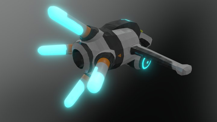 Subnautica's Propulsion Canon 3D Model