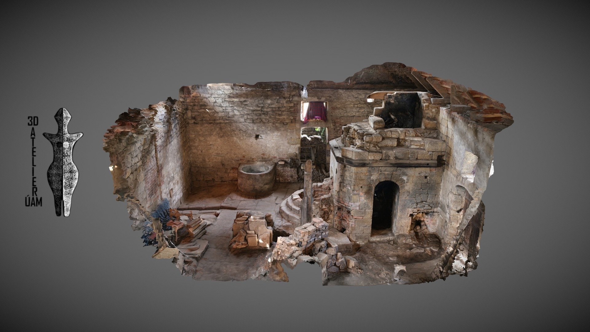 Ustek Barvirna — Sketchfab embed 3D viewer