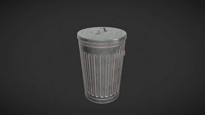Trash Can 3D Model