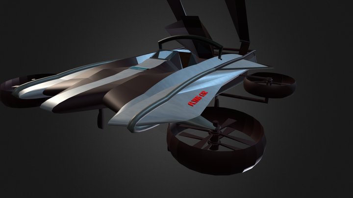 FlyingCarAnim 3D Model