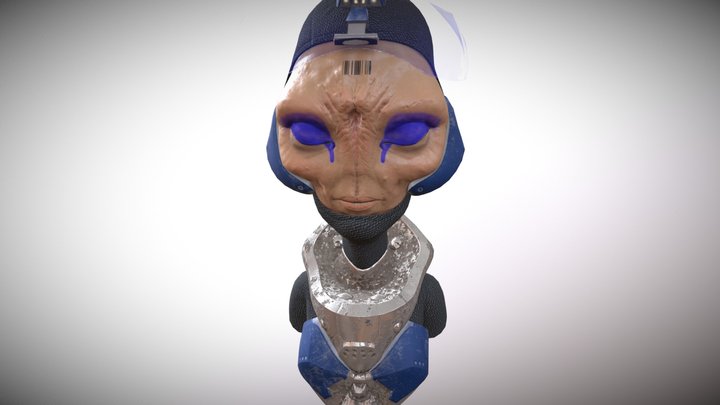 Alien texture 3D Model