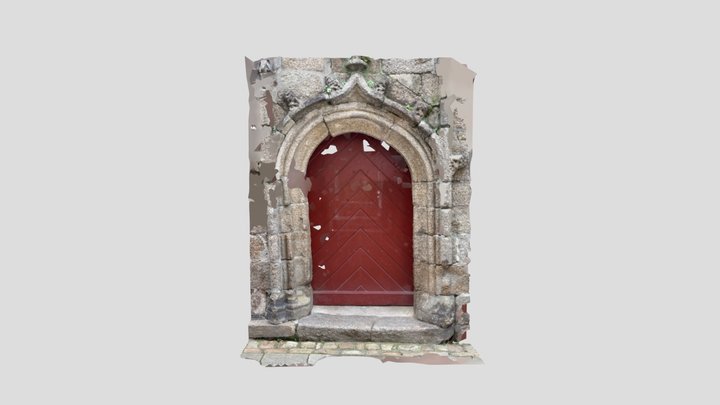 Medieval Door 3D Model