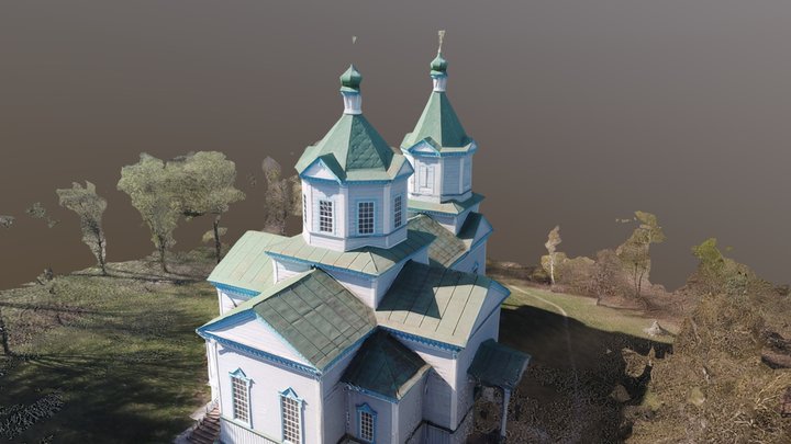 Cerkva_paraskevy_2 3D Model