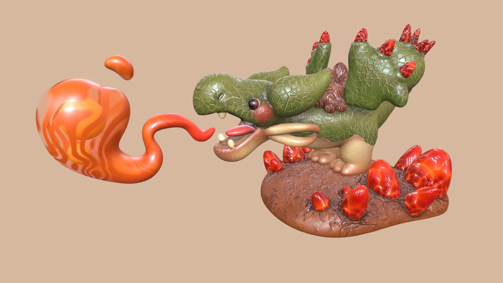The Gem Dragon — Sketchfab embed 3D viewer